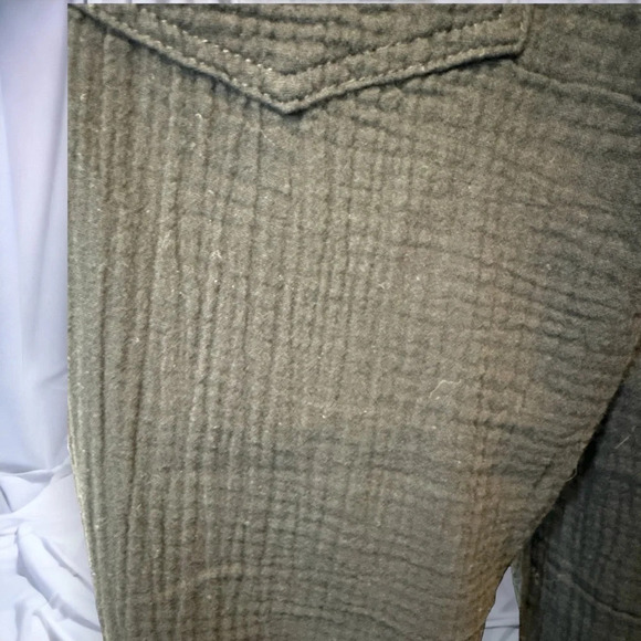 White birch cropped/petite paper bag waist joggers - Picture 8 of 11